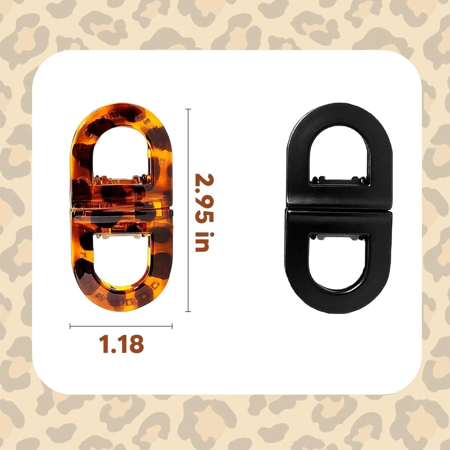 BFRAHD 2PCS Magnetic Hair Clips for women,No Crease Hair Clips Strong Hold,Seamless 2-in-1 Design for Everyday Hairstyles | Creaseless Hair Clips Gentle on Fine to Thick Hair,Portable Set
