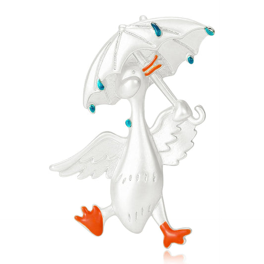 Duck Brooch for Women Cute Duck Pin Birthdays and Holidays for Family and Friends
