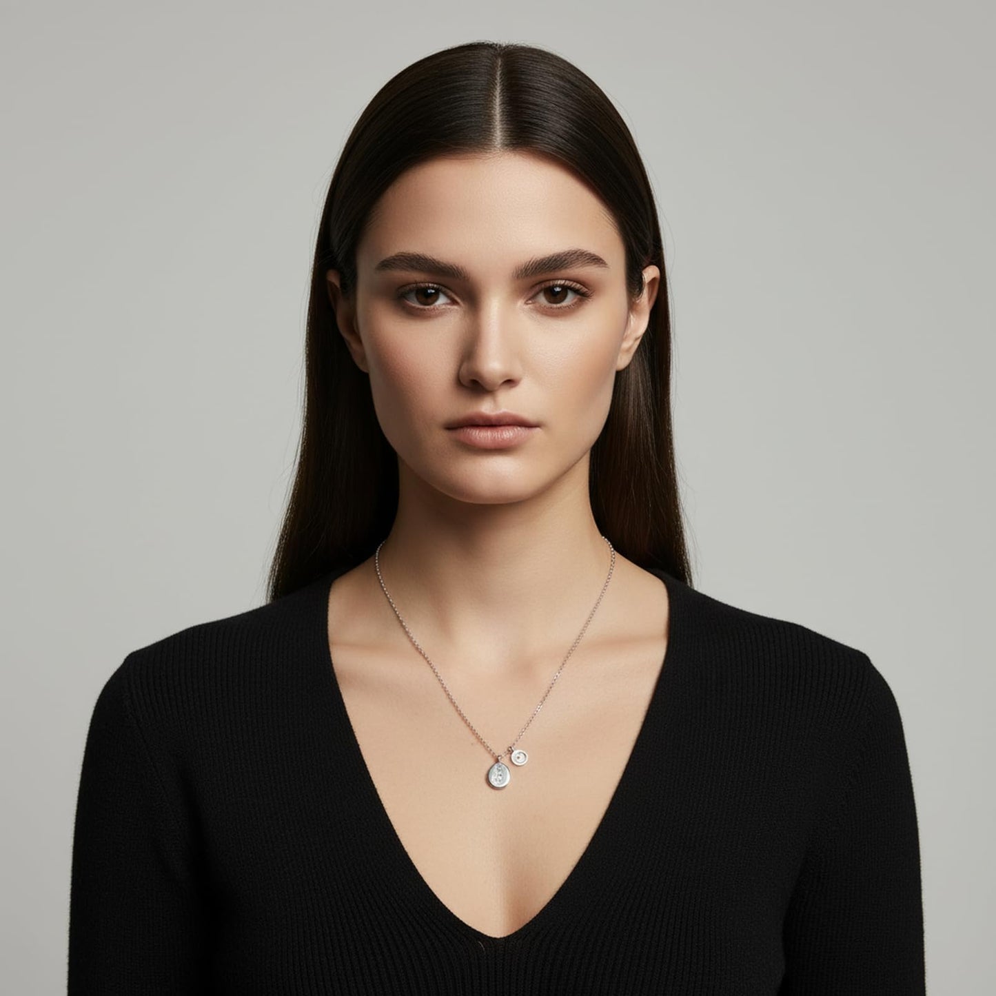 VLIEGEN Mustard Seed Necklace - Stainless Steel Faith Mountain Jewelry for Women & Men styleQ