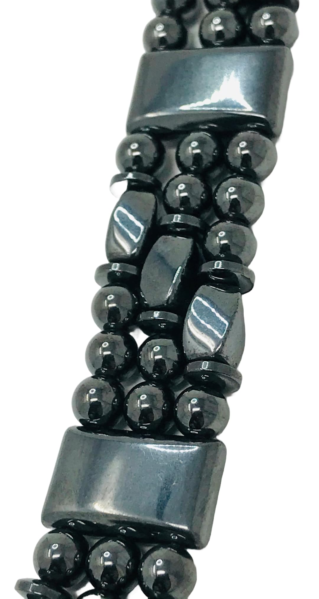 Tri-Power Magnetic Hematite Bracelet (7.25 Inches)