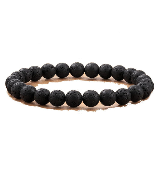 Seyaa Lava Rock Bracelet, Crystal Beaded Bracelet Unisex, Anniversary Christmas Birthday Inspirational Gift for Men Women