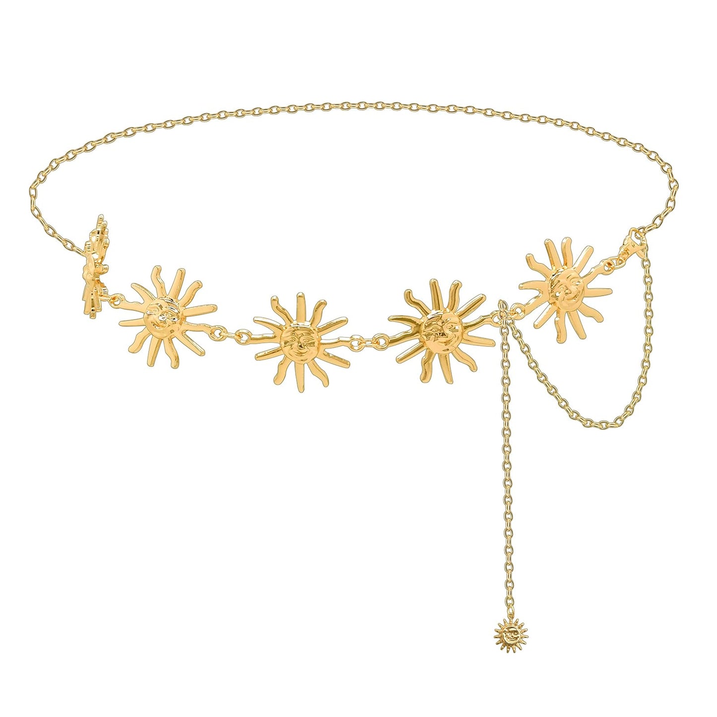 Gold Chain Belt Fashion Waist Chain Plus Size Body Chain Women Boho Waist Jewelry Festival Party Costume Jewelry