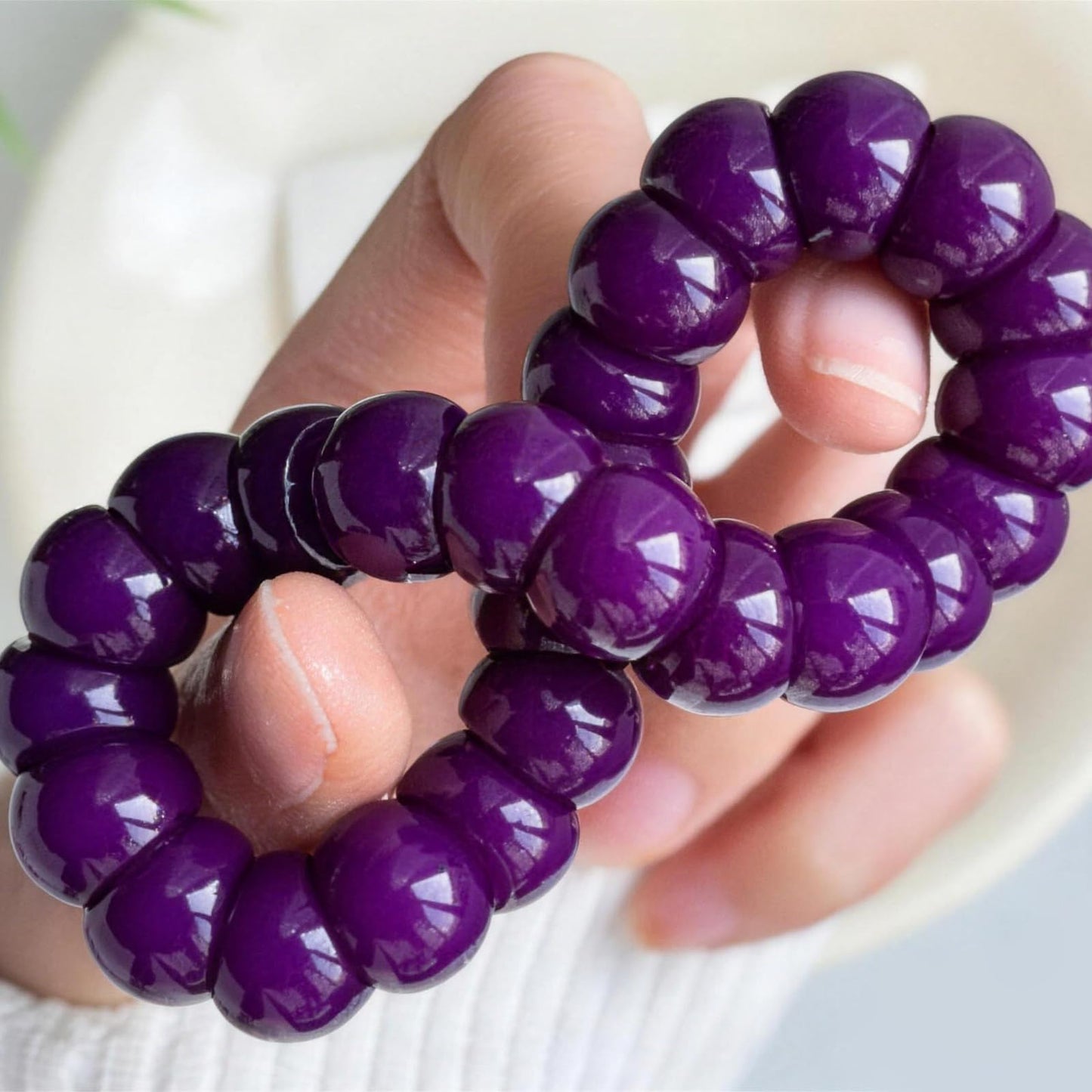 Embtrem Fidget Bracelet Bodhi Seed Bracelets Anxiety Fidget Bracelets Protection Healing Stretch Alleviate Anxiety Stress Protection Healing Bodhi Jewelry Gifts for Women Men