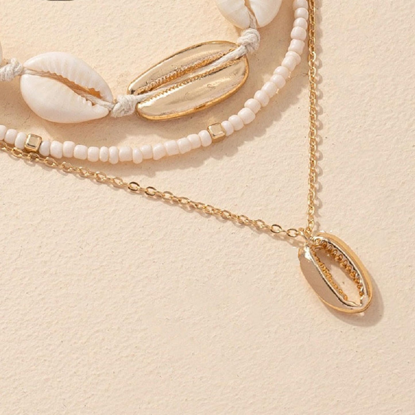 Your Always Charm Cowrie Shell Necklace for Women Puka Shell Necklace Beach Accessories Summer Vacation Outfits Layered Ocean Jewelry 2026