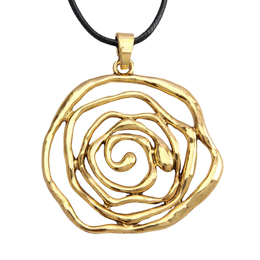 joymiao Boho Necklaces for Women Gold String Necklace With Pendant Layered Leather Rope Necklace Vintage Sweater NecklaceS for Women Wife Gifts