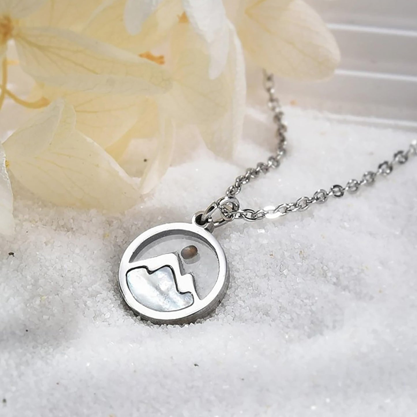 VLIEGEN Mustard Seed Necklace - Stainless Steel Faith Mountain Jewelry for Women & Men styleC