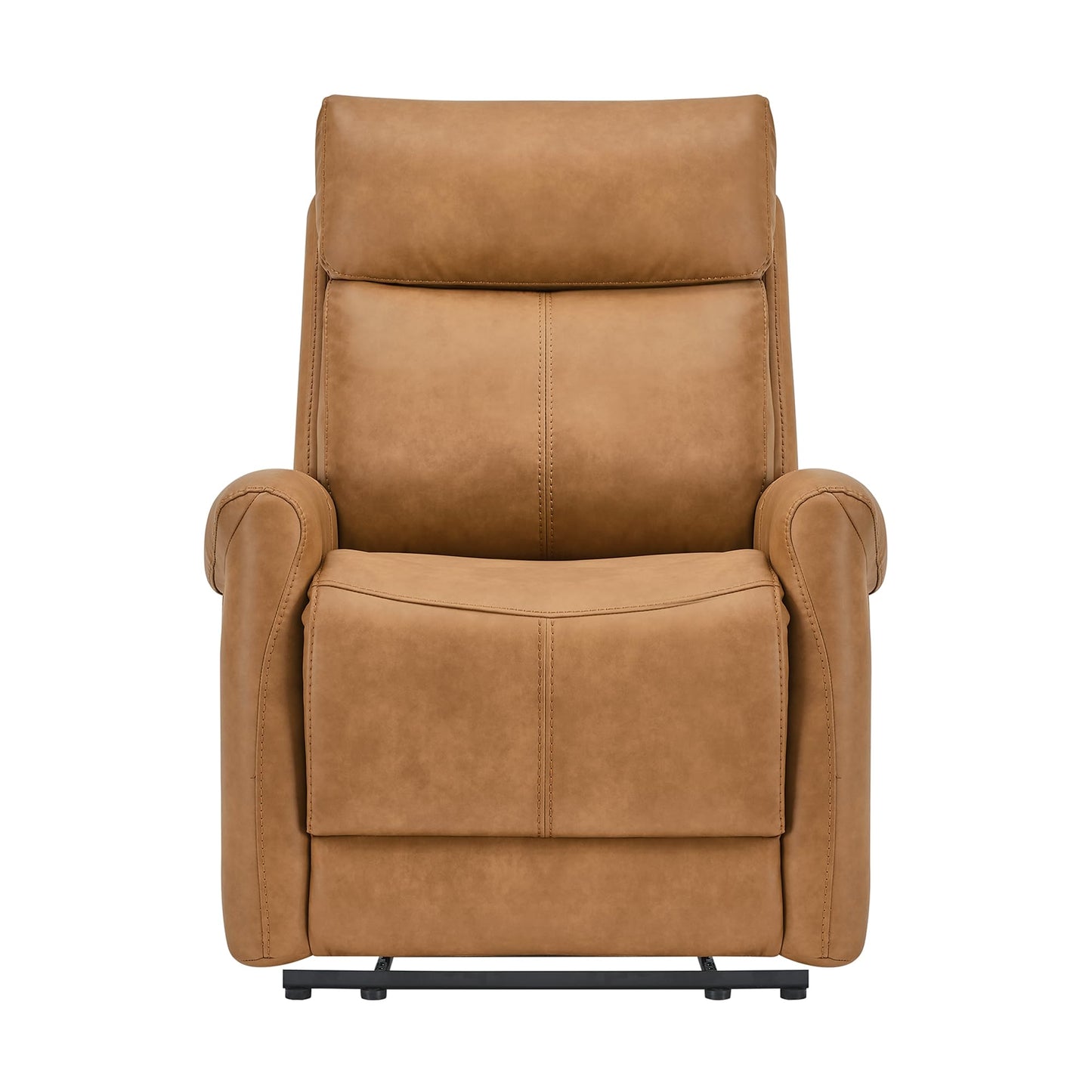 KISLOT Leather Recliner Chair for Adults Wall Hugger RV Recliner with USB Charging Ports Electric Power Reclining Sofa for Living Room Home Theater Seating Bedroom