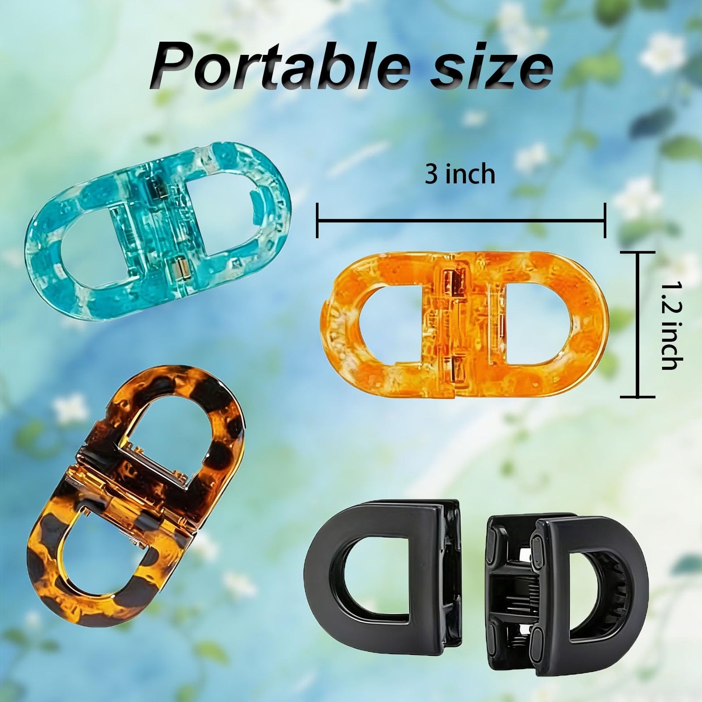 4Pcs Magnetic Hair Clips – Strong Hold No-Slip Magnetic Hair Styling Clips,Seamless 2-in-1 Design for Easy Everyday Hairstyles,Clip No Crease,Gentle on All Hair Types Strong Hold