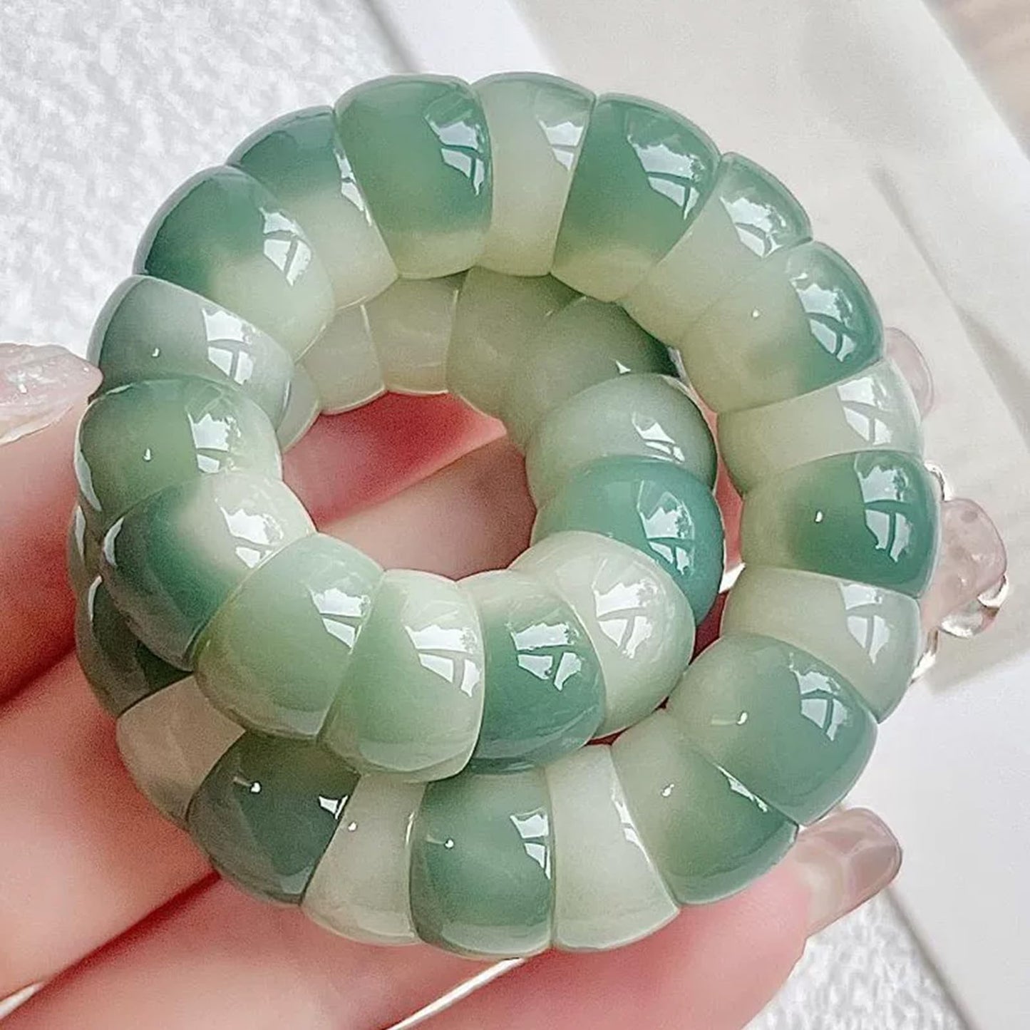 Embtrem Fidget Bracelet Bodhi Seed Bracelets Anxiety Fidget Bracelets Protection Healing Stretch Alleviate Anxiety Stress Protection Healing Bodhi Jewelry Gifts for Women Men