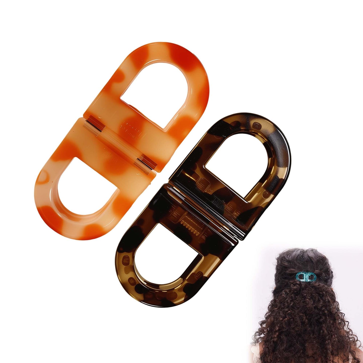 Upgrade Magnetic Hair Clips,Strong Hold Magnetic Styling Clips,Suitable for various hair types and everyday styling (E)