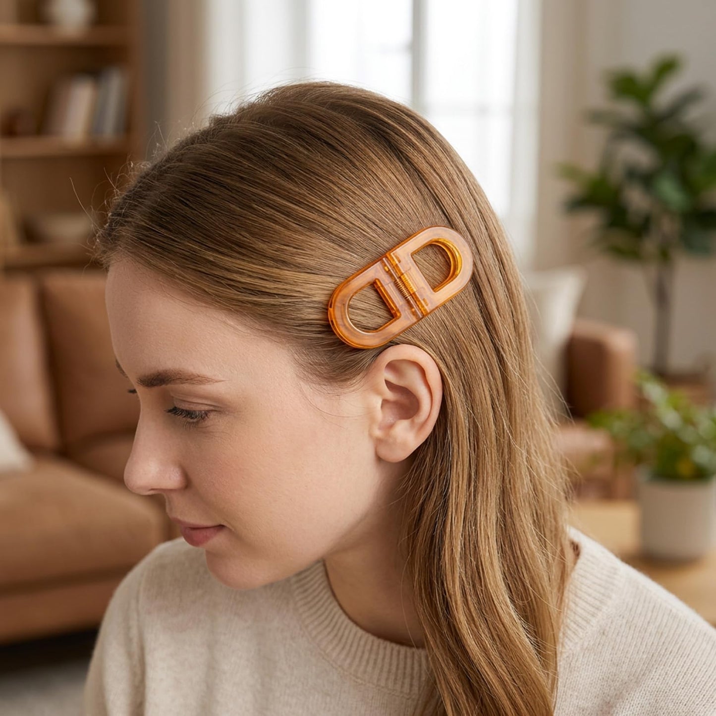 5Pcs Magnetic Hair Clips, Hair Clips with Strong Magnetic Hold, PC Material Hair Accessories for Various Hairstyles