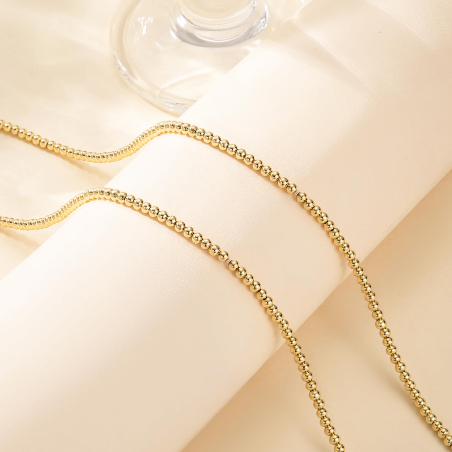 CHESKY Gold Waist Beads, Dainty Waist Chain Body Chain Jewelry for Women Hypoallergenic Belly Chain Non Tarnish Waterproof Gold Belly Button Ring Beach Jewelry for Women Gift