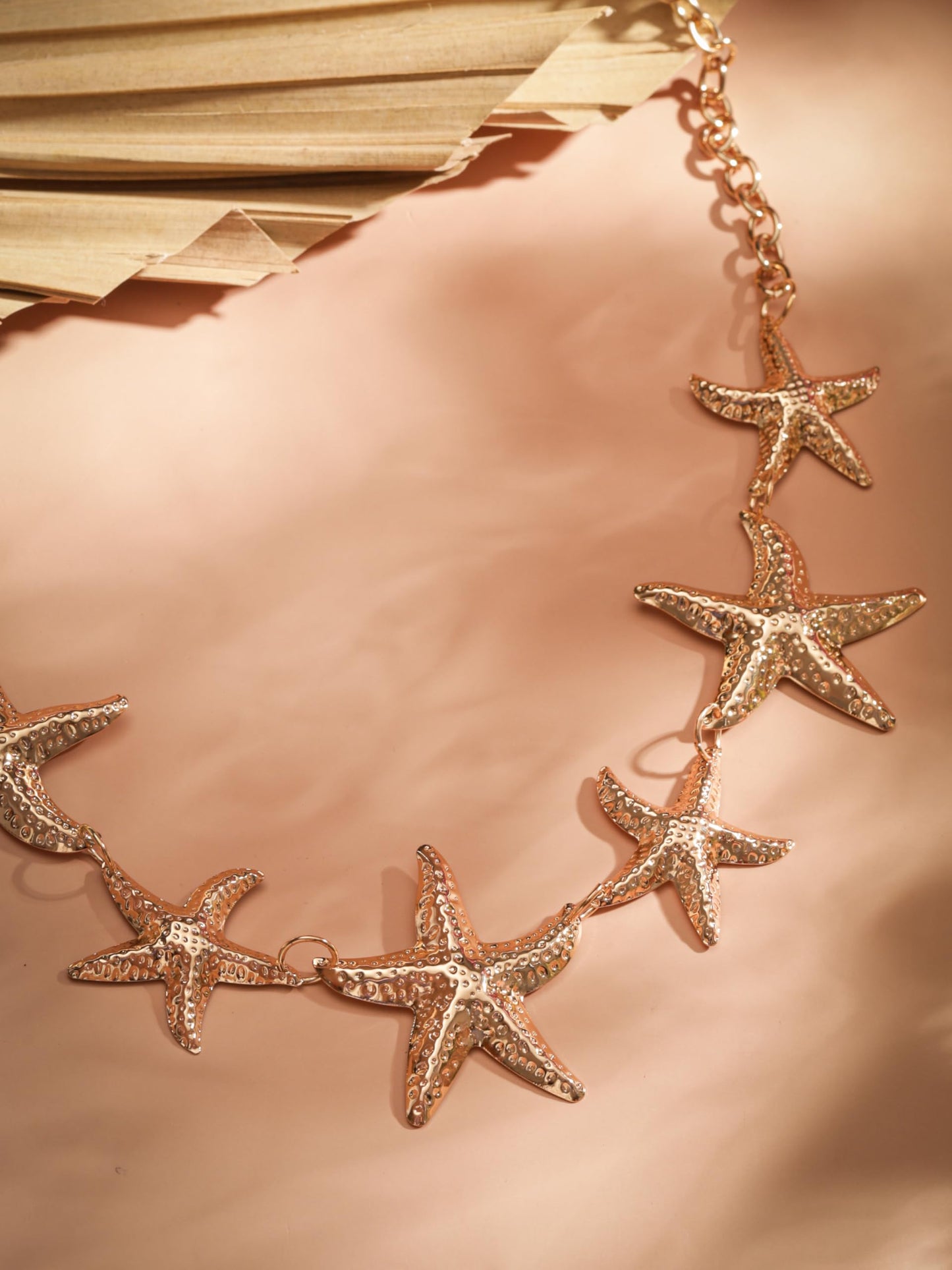 MINACHI Delicately Designed Starfish Belly Chain, Gold-Tone Coastal Charm Jewelry For Women