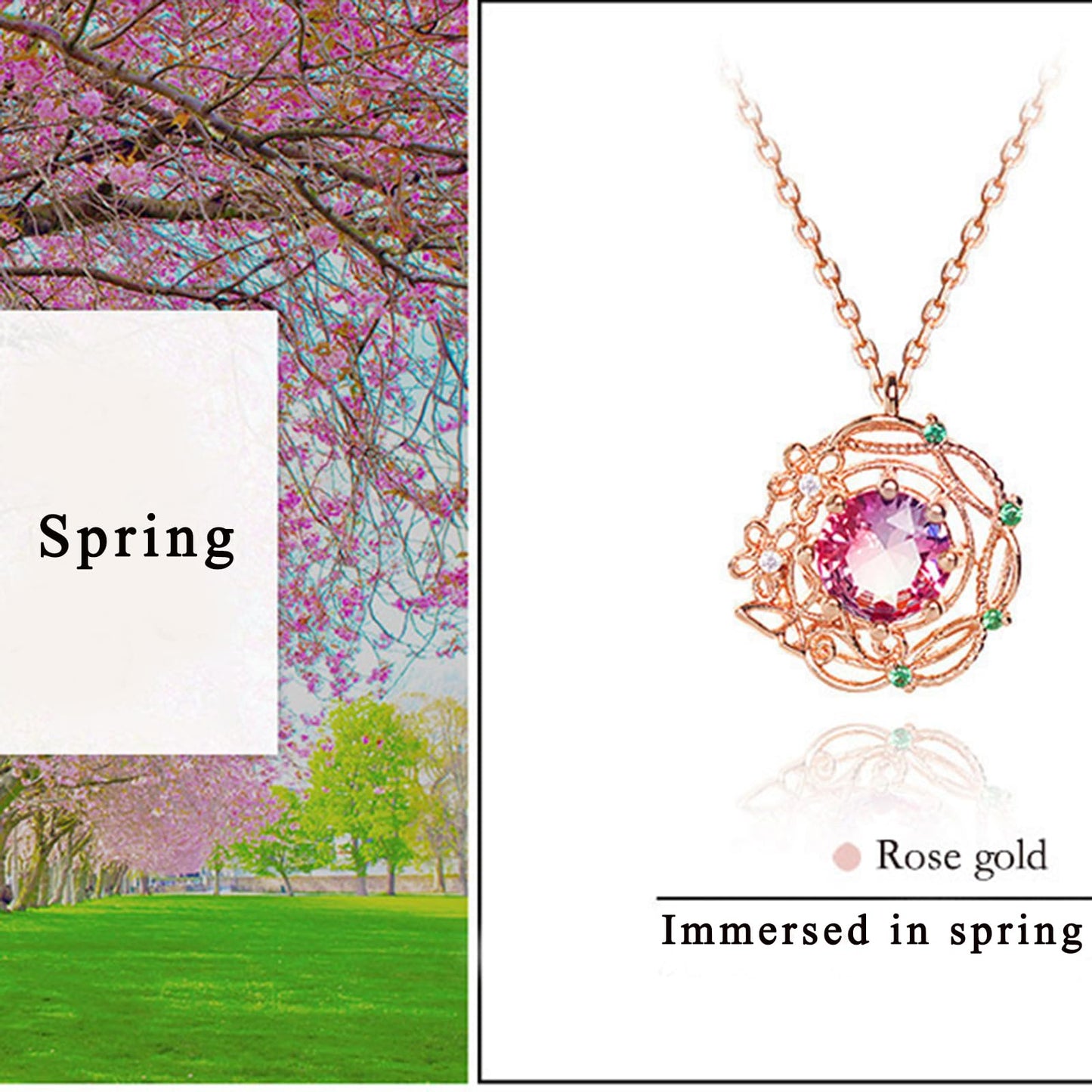 Crystal Shell Necklace for Women Gold Silver Gemstone Sea Beach Necklace Rhinestone Starfish Wave Pendant Necklace Adjustable Ruby Sapphire Necklace Spring Summer Beach Jewelry Accessories (spring)