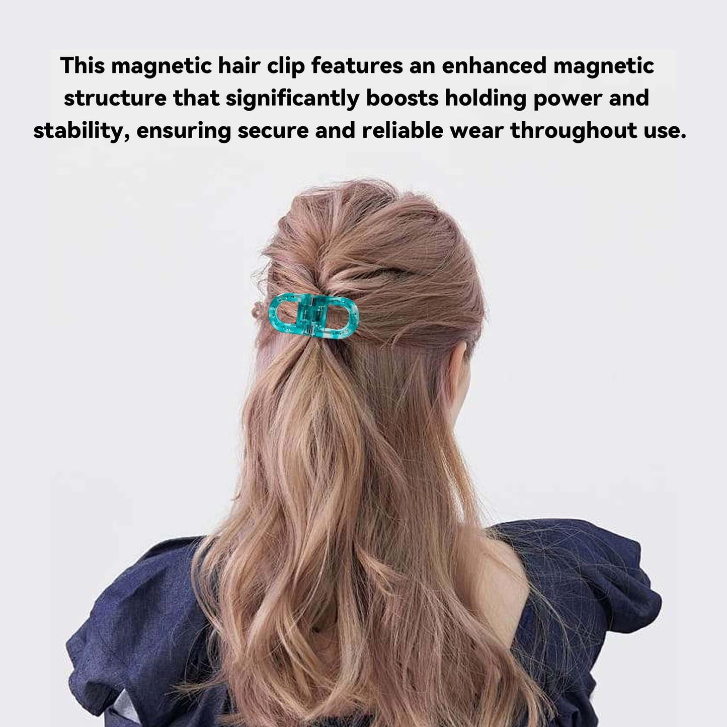 Upgrade Magnetic Hair Clips,Strong Hold Magnetic Styling Clips,Suitable for various hair types and everyday styling (A)
