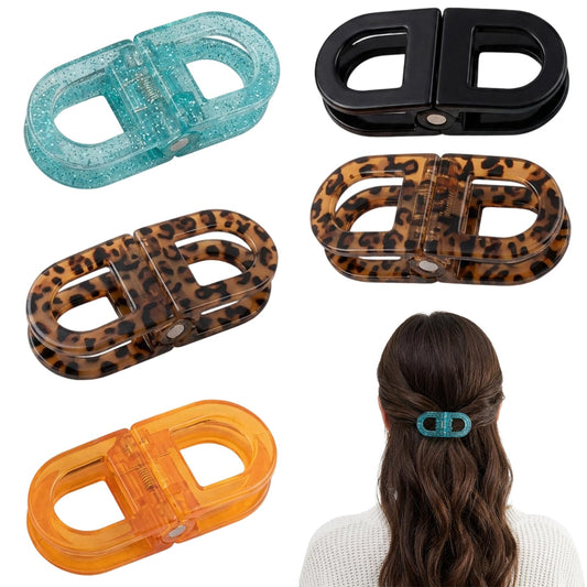 5Pcs Magnetic Hair Clips, Hair Clips with Strong Magnetic Hold, PC Material Hair Accessories for Various Hairstyles