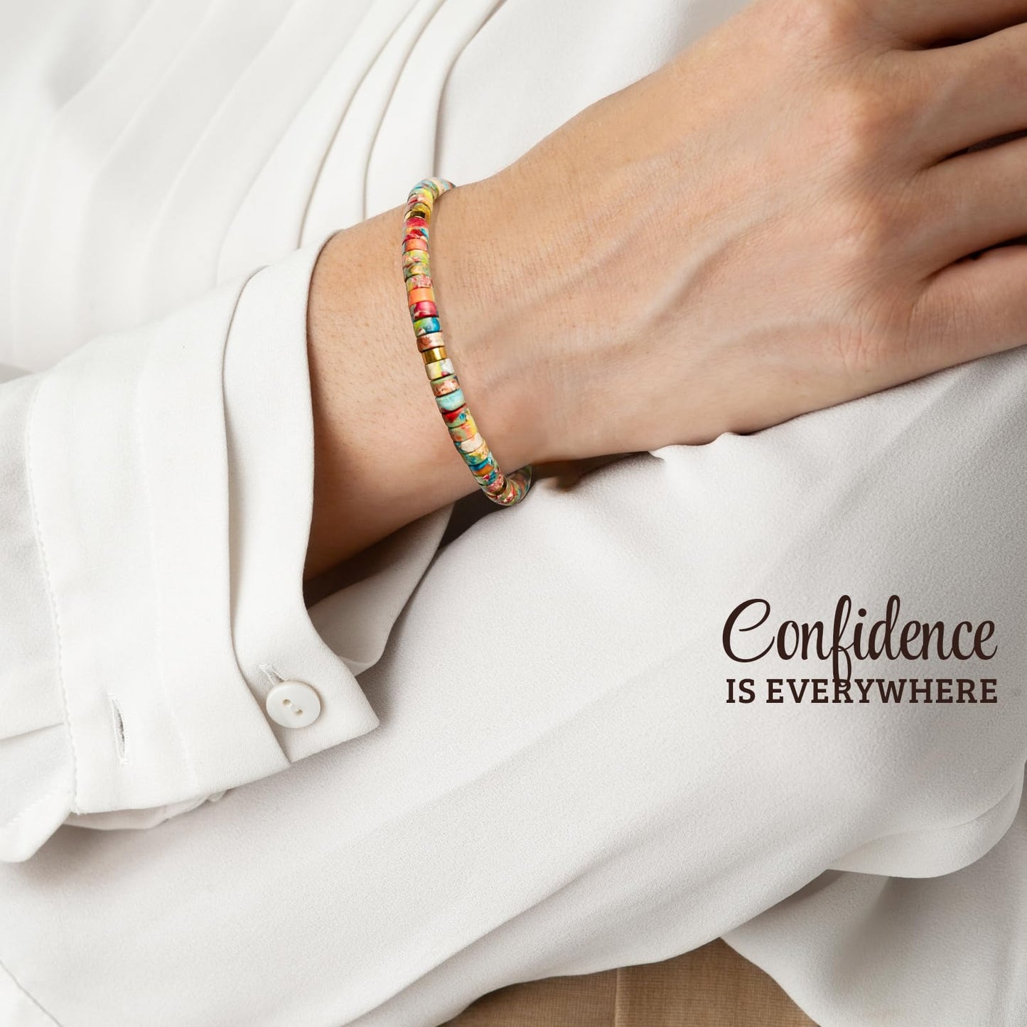 ZOKCC Inspirational Gifts Bracelets for Women Healing Natural Stone Bracelets - Valentines Mothers Day Birthday Get Well Soon Gifts for Women Friends Sister Friendship Bestie Coworker