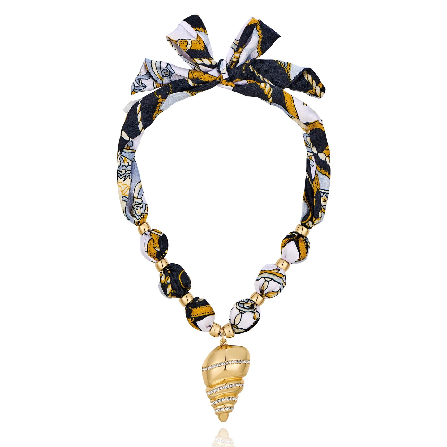 LILIE&WHITE Gold Seashell Necklaces for Women Premium Conch Pendant Necklaces Classic Summer Statement Choker Necklace Jewelry Gift