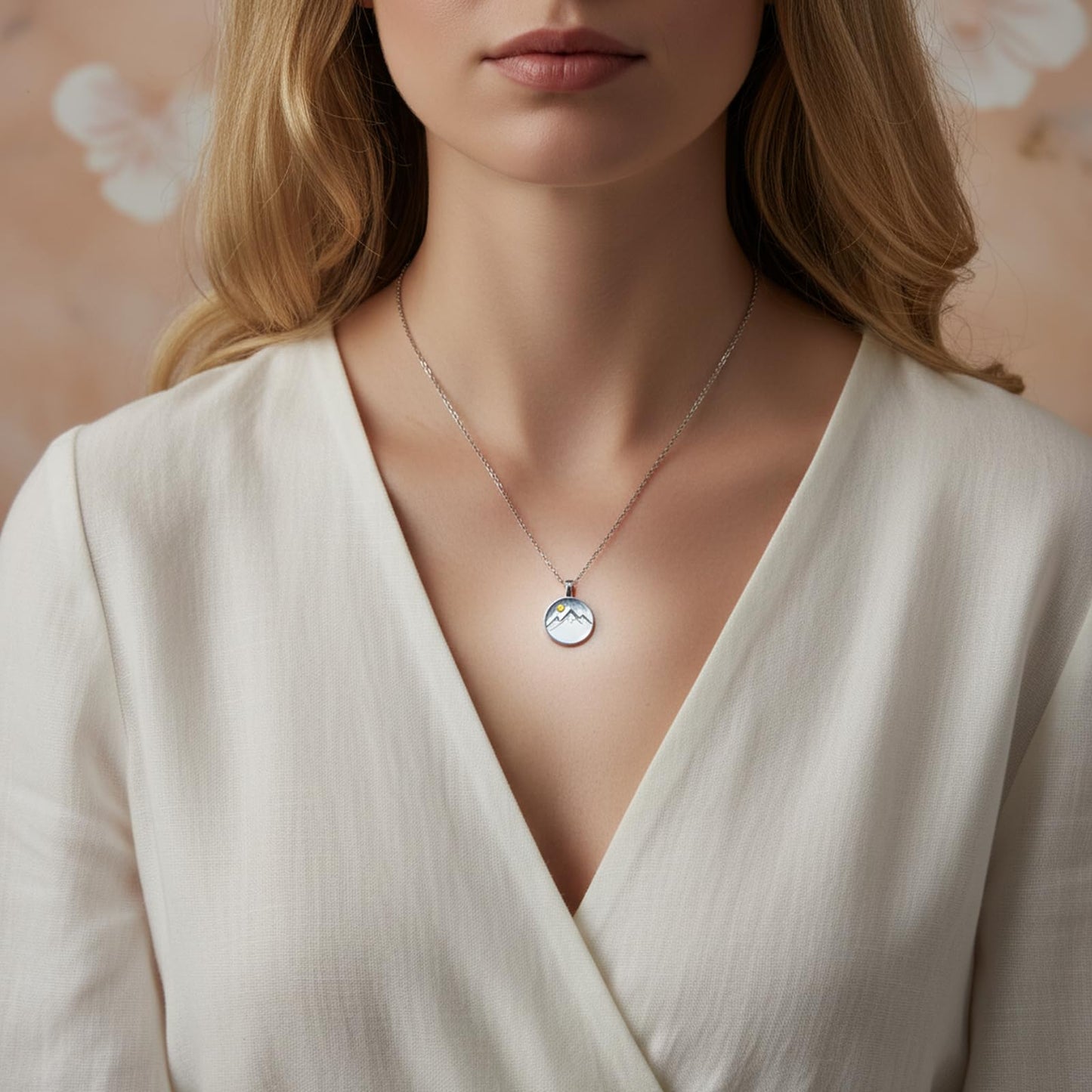 VLIEGEN Mustard Seed Necklace - Stainless Steel Faith Mountain Jewelry for Women & Men styleT