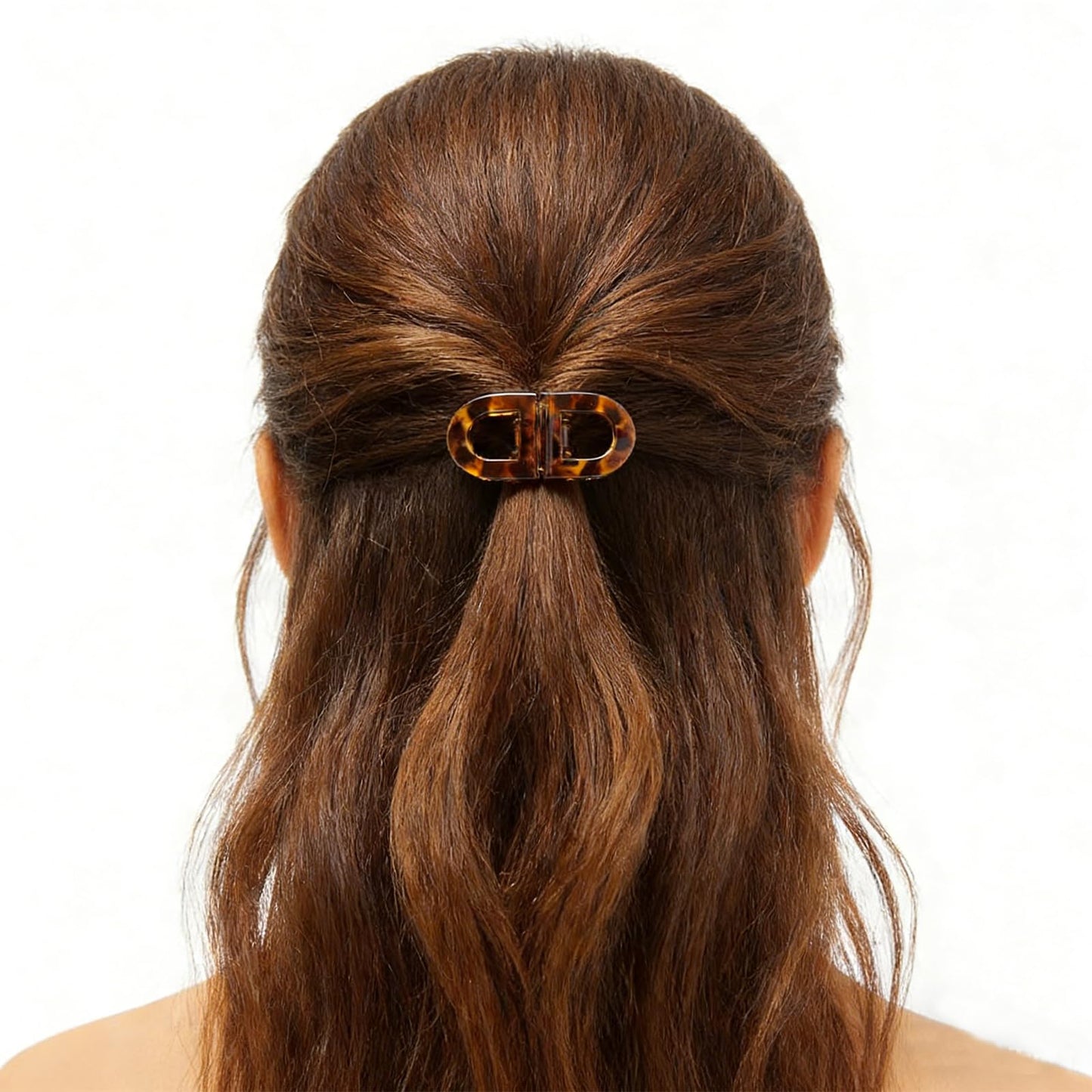 Magnetic Hair Clips, Strong Hold Magnetic Styling Clips, No-Slip Flat Magnetics Styling Clips, No-Crease Sectioning Hair Accessories for Thin & Thick Hair (2PCS-A)