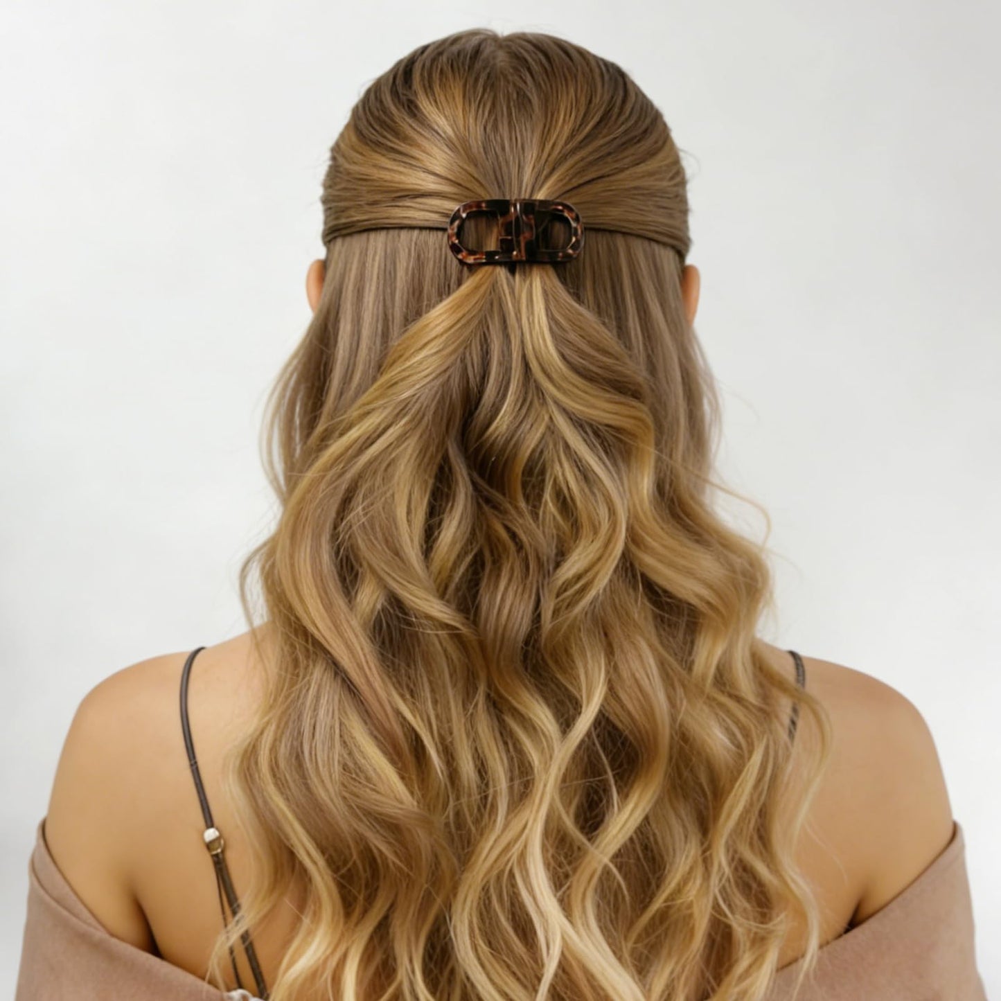 LIHELEI Magnetic Hair Clips, Seamless 2-in-1 Design Strong Hold No-Slip Hair Styling Clips for Women, DIY Cute Magnetic Seamless Hairstyling Accessories (2pcs)