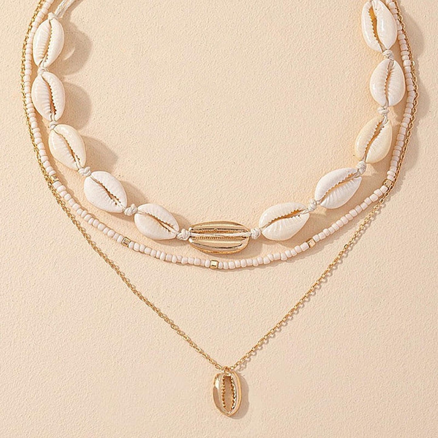 Your Always Charm Cowrie Shell Necklace for Women Puka Shell Necklace Beach Accessories Summer Vacation Outfits Layered Ocean Jewelry 2026