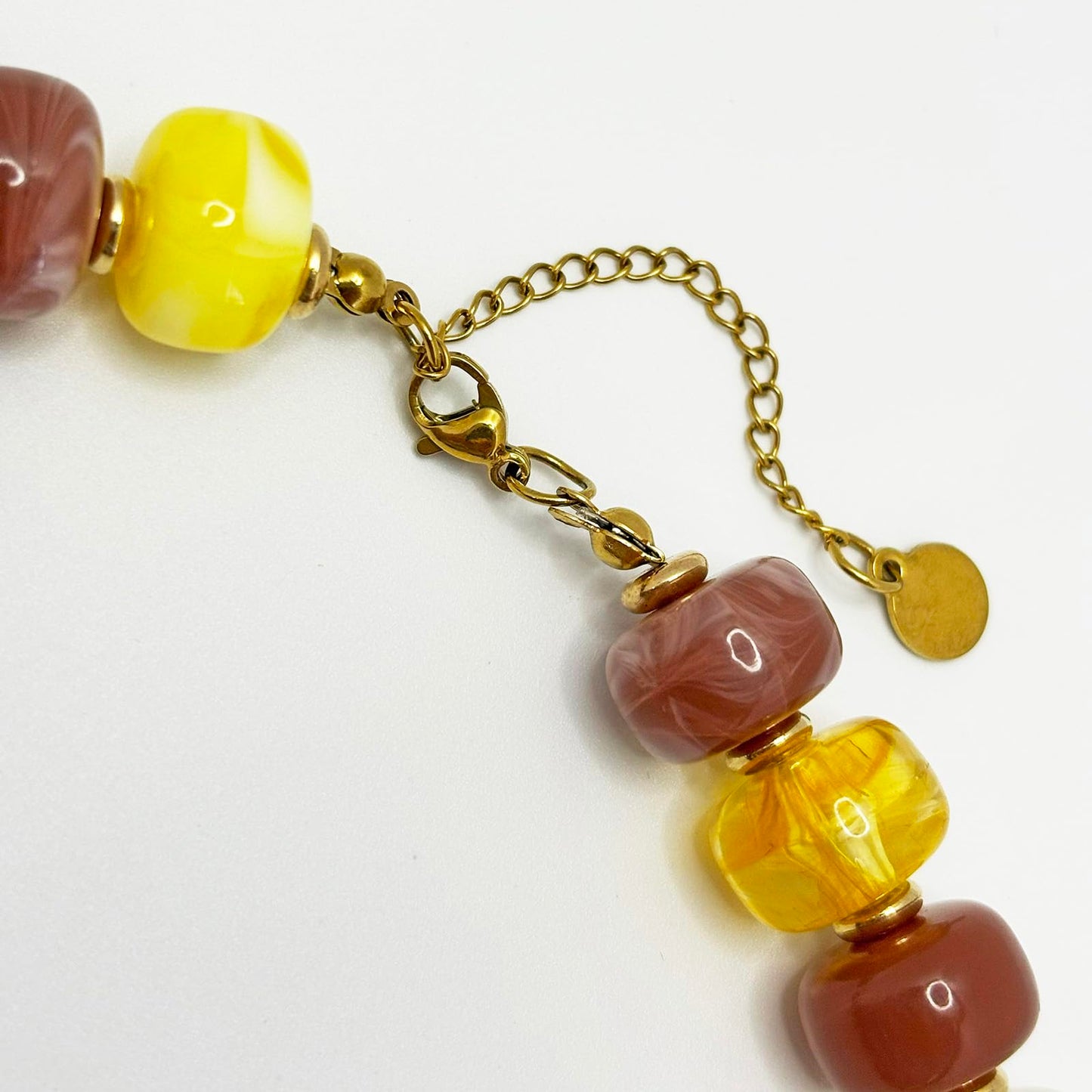 joymiao Chunky Necklaces for Women Big Beaded Necklace Colorful Beaded Necklaces Charm Necklace Beach Summer Jewelry Accessories