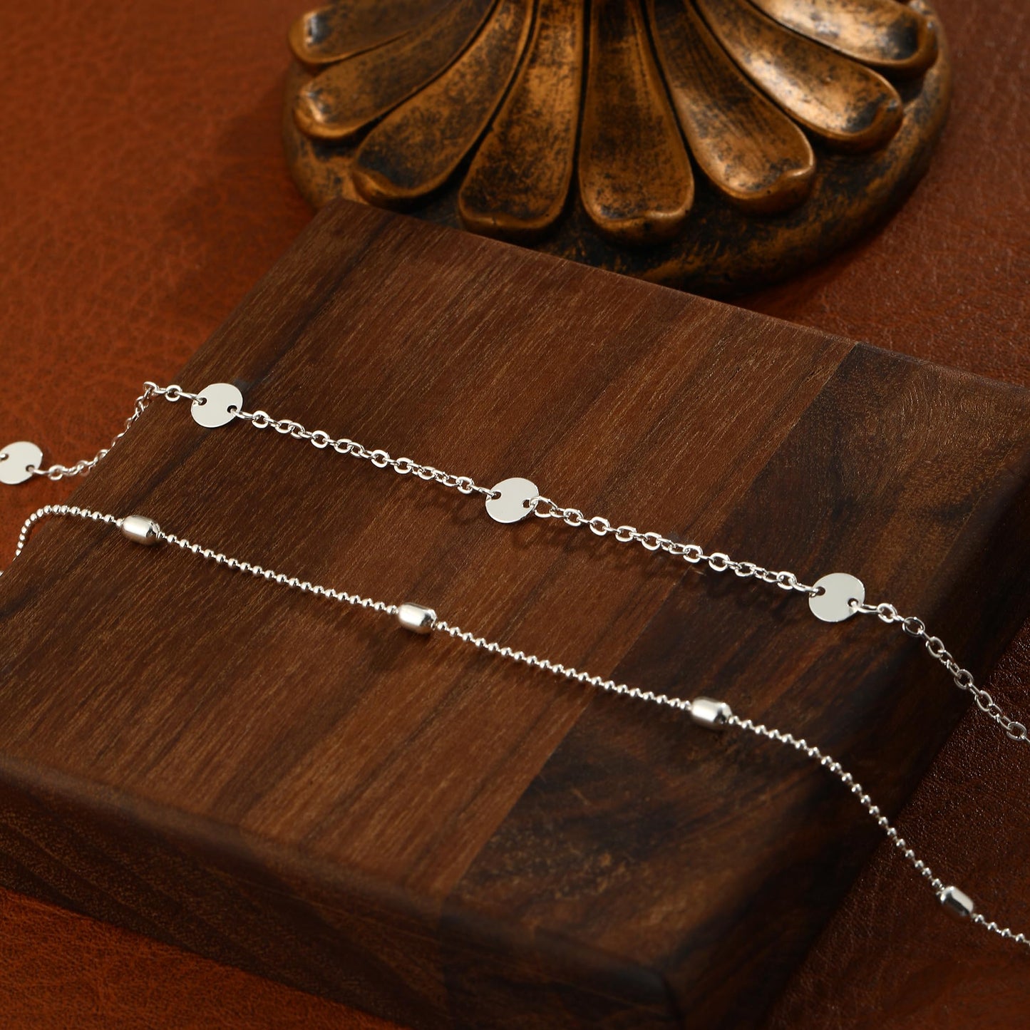 SUFOPE Waist Chain for Women Trendy 14K Silver Plated Belly Chain Adjustable Layered Bikini Belly Beads for the Waist Waterproof Beach Accessories Body Chain Jewelry Gifts