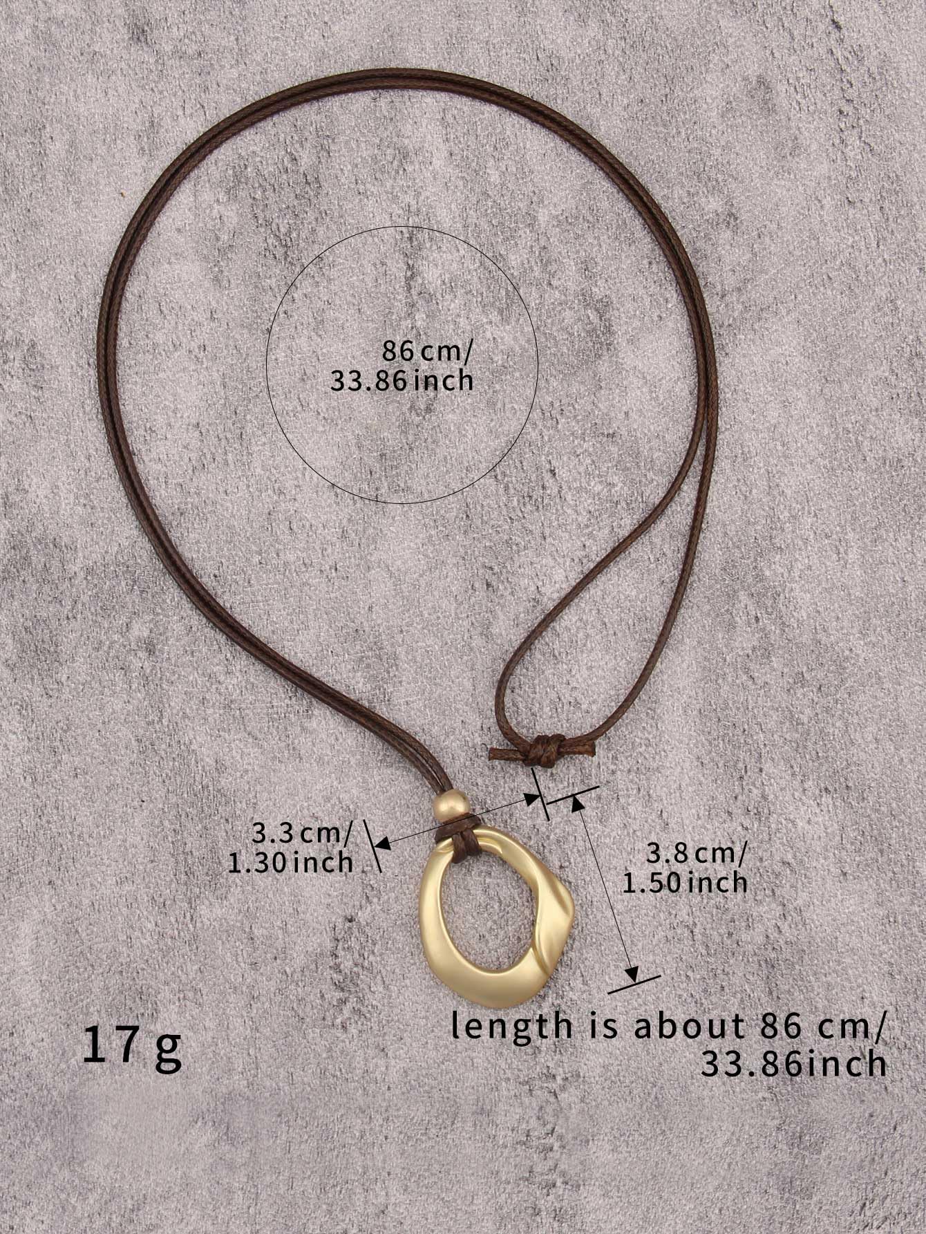 joymiao Vintage Boho Necklace for Women Long Chunky Bohemian Pendant Necklaces with Gold Pendant Handmade Sweater Necklace