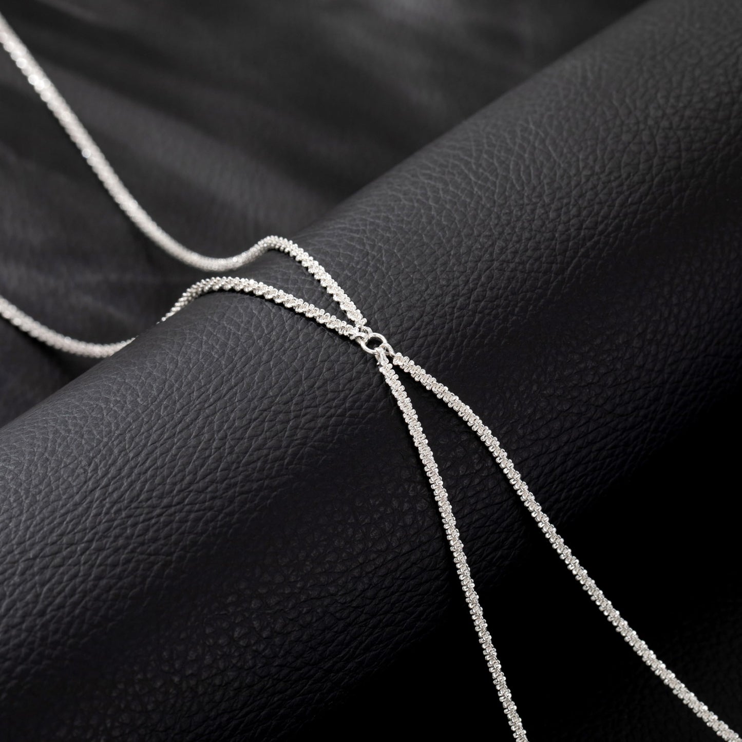 CHESKY Silver Waist Chain, Silver Plated Body Chain Jewelry for Women Adjustable Waterproof Sexy Beach Bikini Sparkle Chain Summer Non Tarnish Belly Chain Jewelry for Women Gifts