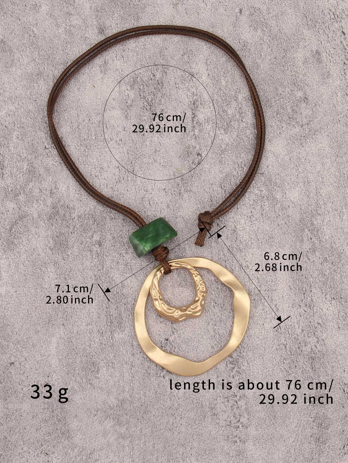 joymiao Bohemian Necklace Women Chunky Long Necklaces with Large Gold Pendant Vintage Boho Jewelry Hippie Choker Necklace for Women