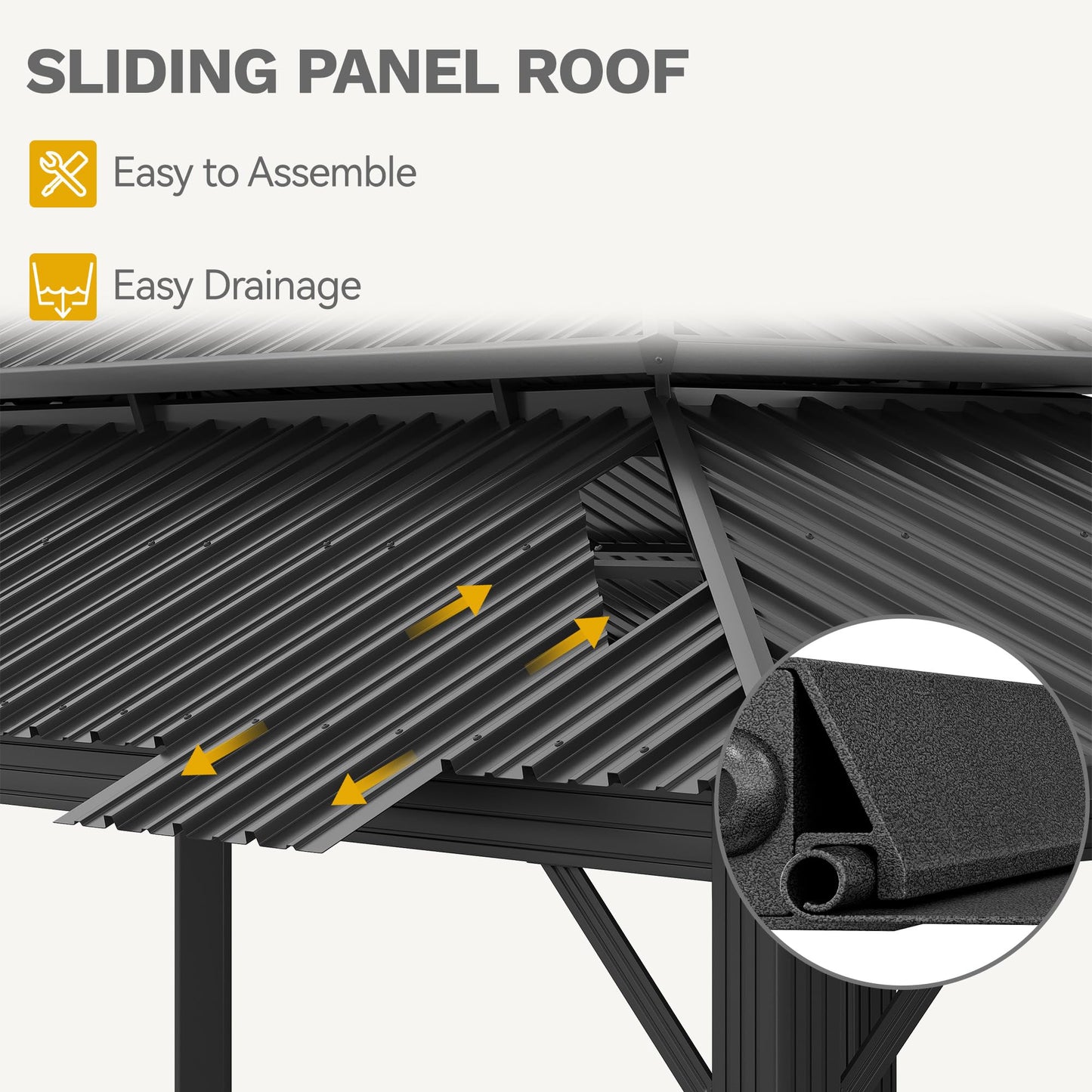 DWVO 20x12ft Aluminum Gazebo Hardtop Double Roof Canopy Outdoor Gazebo Galvanized Roof with Netting and Curtain Garden Tent for Patio, Backyard and Deck
