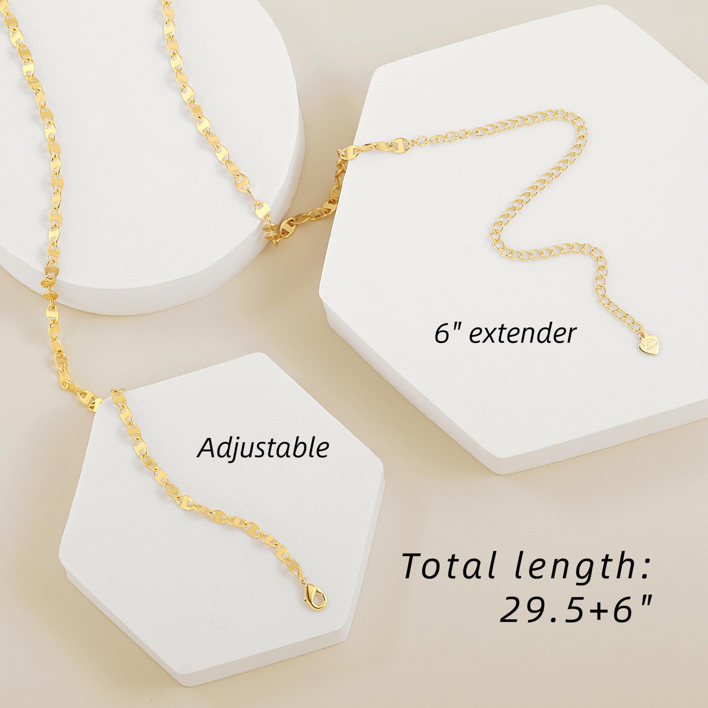 PEARLADA Shiny 18k Gold Plated Waist Chain Belt, Waist Beads Body Chain Jewelry, Belly Chain Belt for Waist