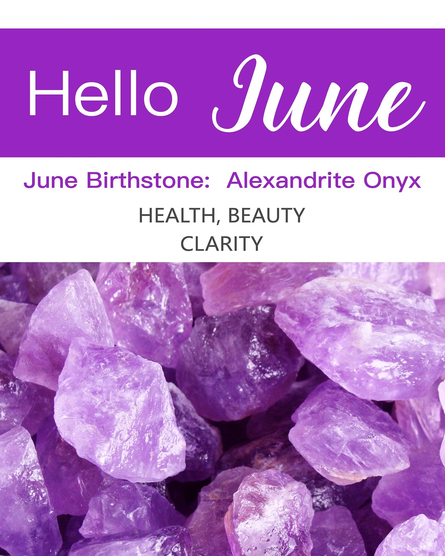 MIDDLUX June Birthstone Jewelry for women, Heart Necklace, June Birthday Gifts for Women, Love Necklace