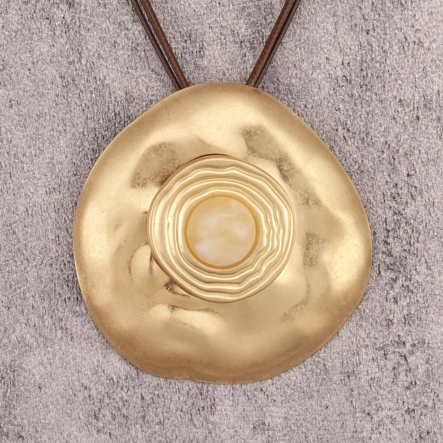 joymiao Long Necklaces for Women Boho Pendant Necklace with Large Pendant Gold Bohemian Statement Necklace Vintage Jewelry