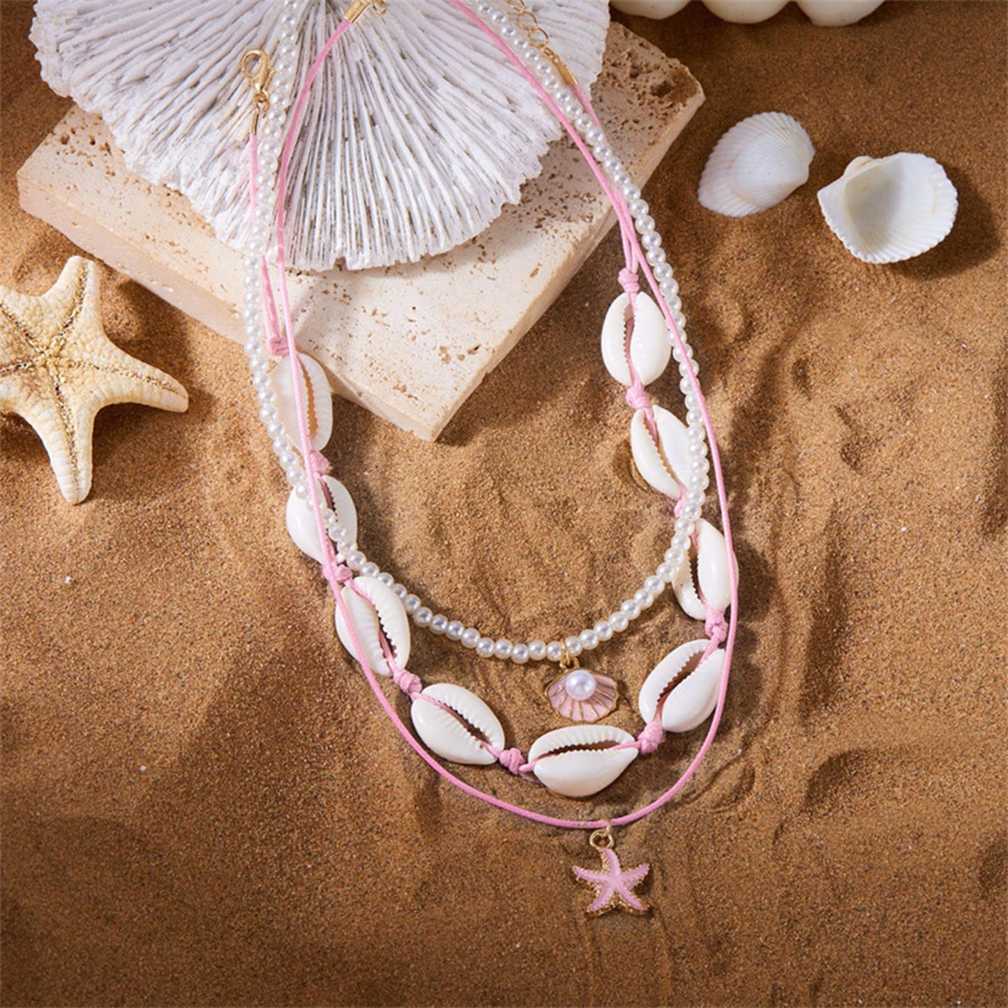 Your Always Charm Beach Shell Necklace For Women, Beach Jewelry, Vacation Outfits, Vacation Gift, Necklace Accessory, Themed Look