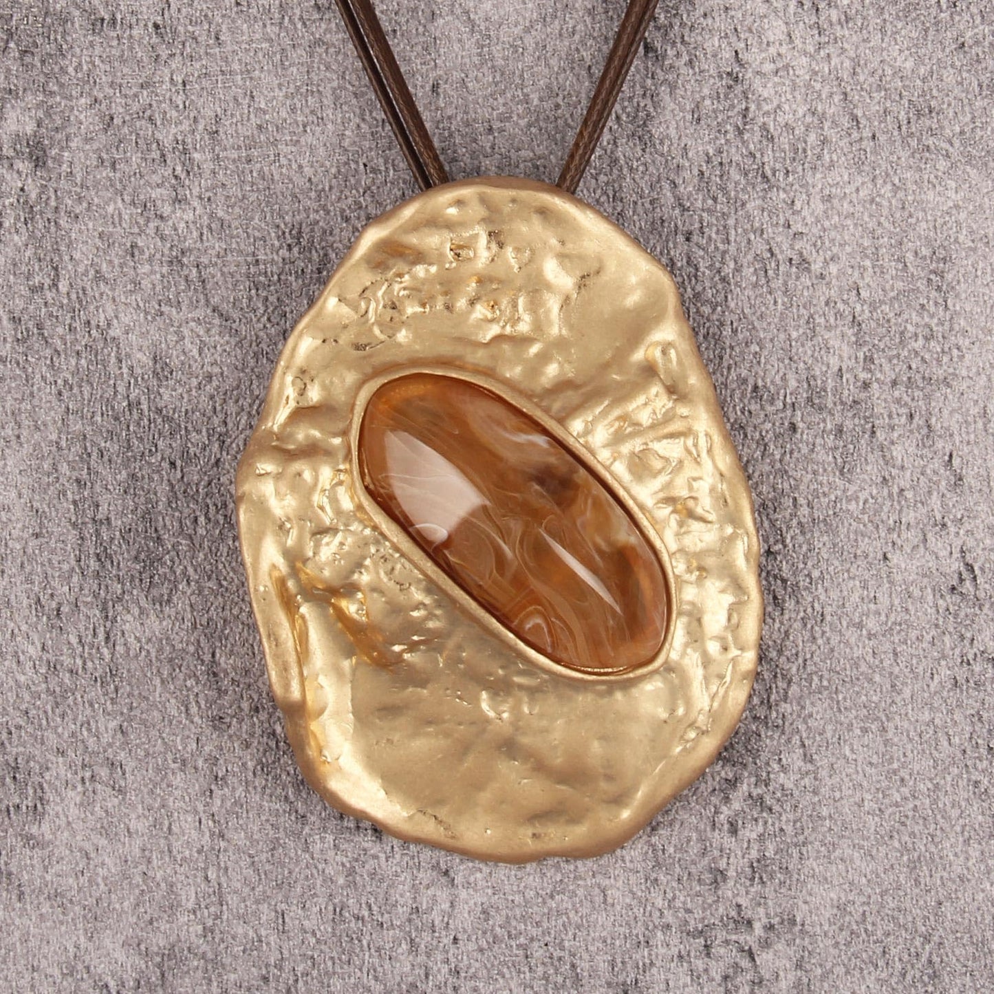 joymiao Bohemian Necklace for Women Chunky Statement Necklace Vintage Pendant Necklaces Hippie Boho Funky Necklaces with Gold Pendant