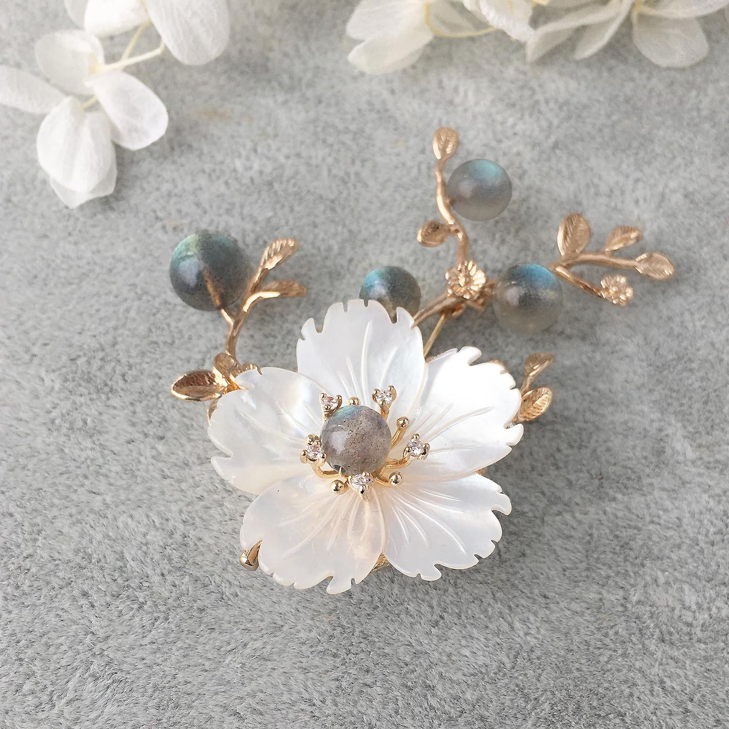 (XZ2020-3) CCijiNG Brooches for Women with Crystal, Pink Flower, Rhinestone Brooches Pins Elegant Jewelry Blossom Fashionable Gifts Ladies Bouquet Brooches Pin for Birthday, Party, New Year, Wedding,