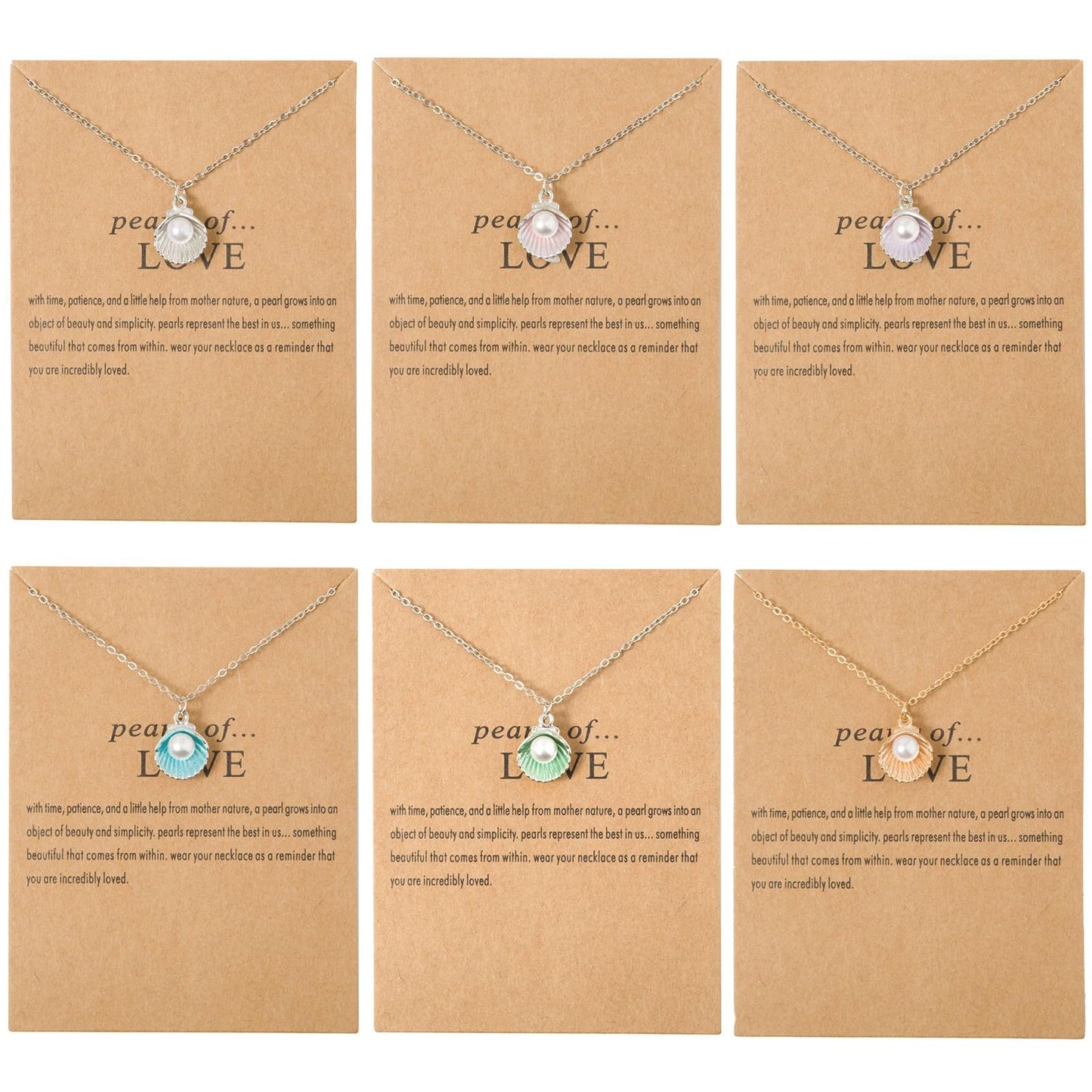 CIWEAI 6Pcs Gold Beach Starfish Necklace Set for Women Cute Beachy Hawaii Star Fish Bulk Necklaces Pack Trendy Hawaiian Friendship Matching Jewelry Accessories