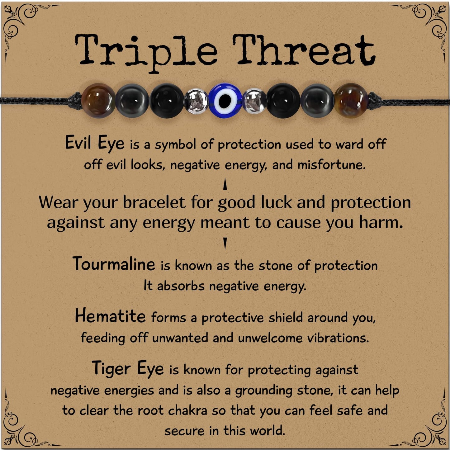 ZOKCC Crystal Healing Bracelets Gifts for Women: Mothers Day Gifts for Mom - Spiritual Natural Stone Empath Protection Bracelets Birthday Graduation Gifts for Friends Sister Mom Daughter
