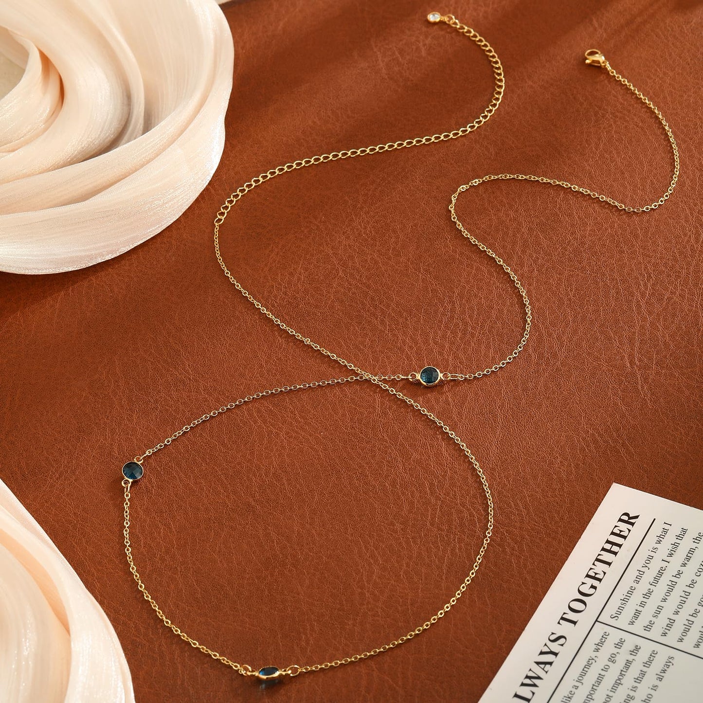 VIROMY Gold Waist Beads Chain for Women Waterproof Gold Belly Chain Body Women's Jewelry