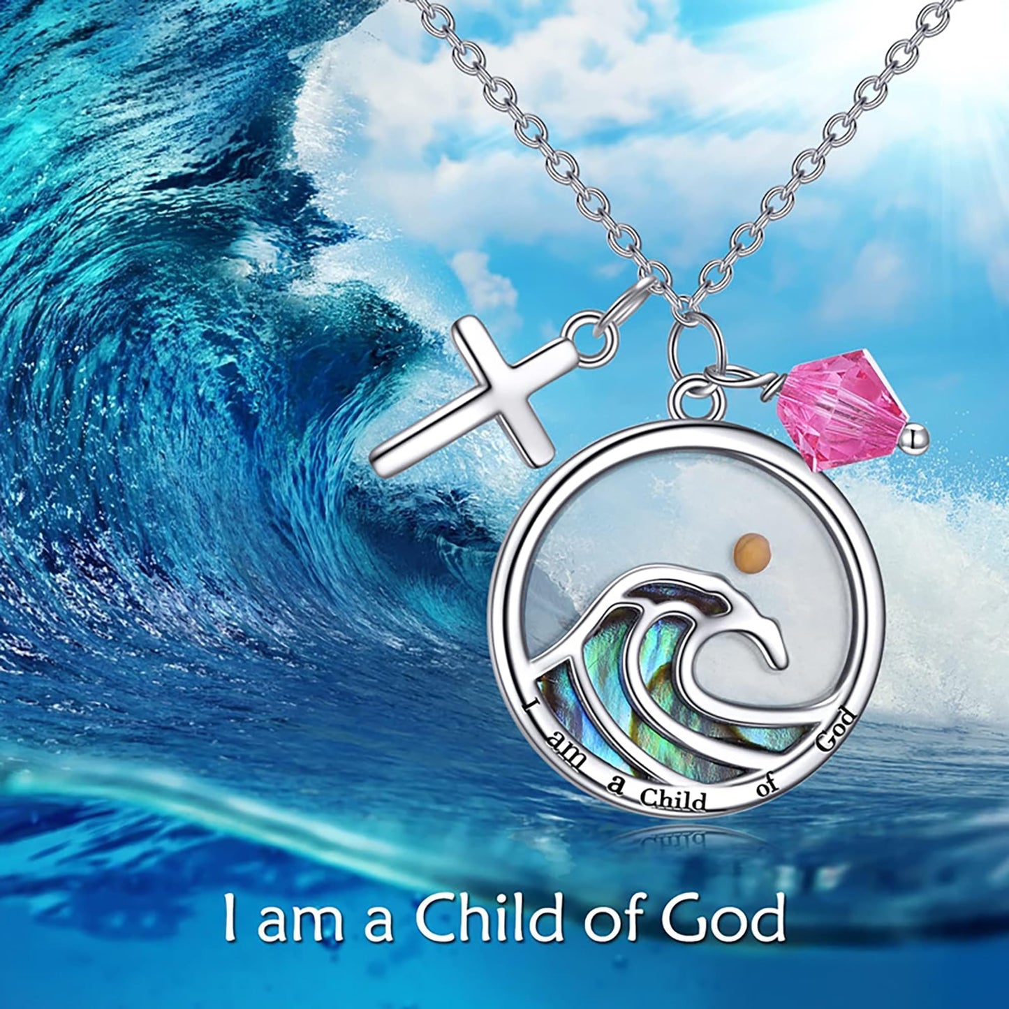 VLIEGEN Mustard Seed Necklace - Stainless Steel Faith Mountain Jewelry for Women & Men styleA