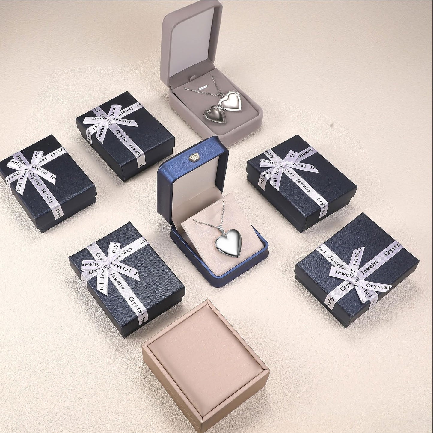 PHOCKSIN Silver Heart Locket Necklace for Girlfriend Memorial Lockets for Women Locket with Pictures inside Mothers Day Gifts for Women
