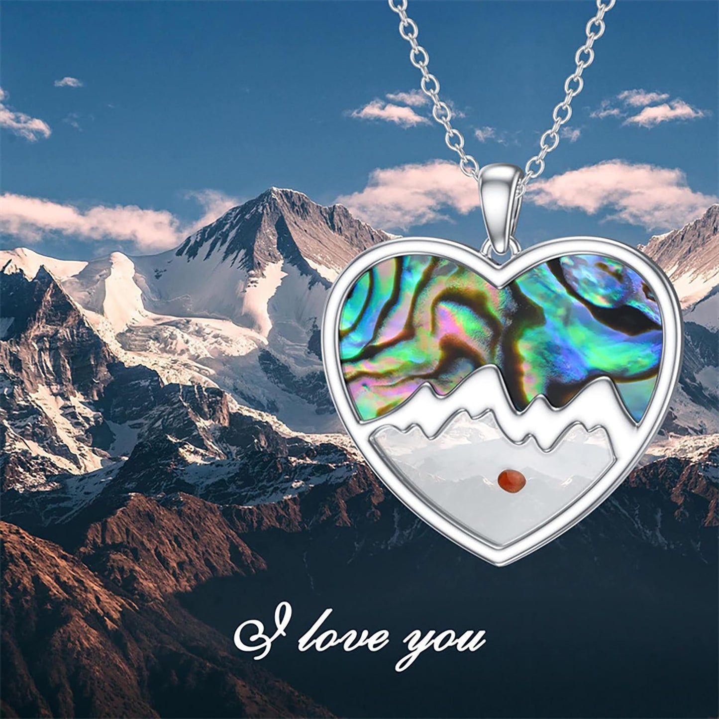 VLIEGEN Mustard Seed Necklace - Stainless Steel Faith Mountain Jewelry for Women & Men styleD