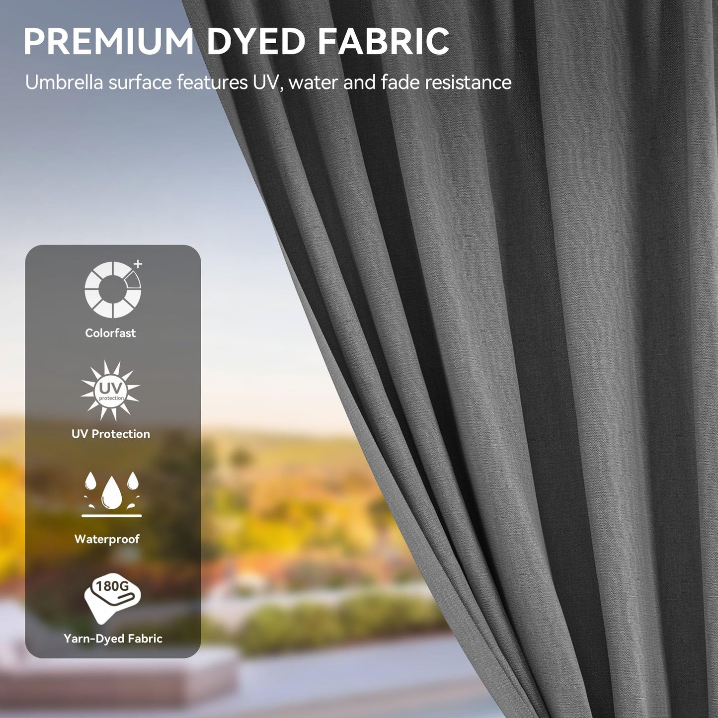 YITAHOME 12X20FT Hard Top Metal Gazebo Patios Double Roof Canopy Aluminum Frame Garden Gzebo Tent Curtains Netting for Patios Backyards Decks Lawns