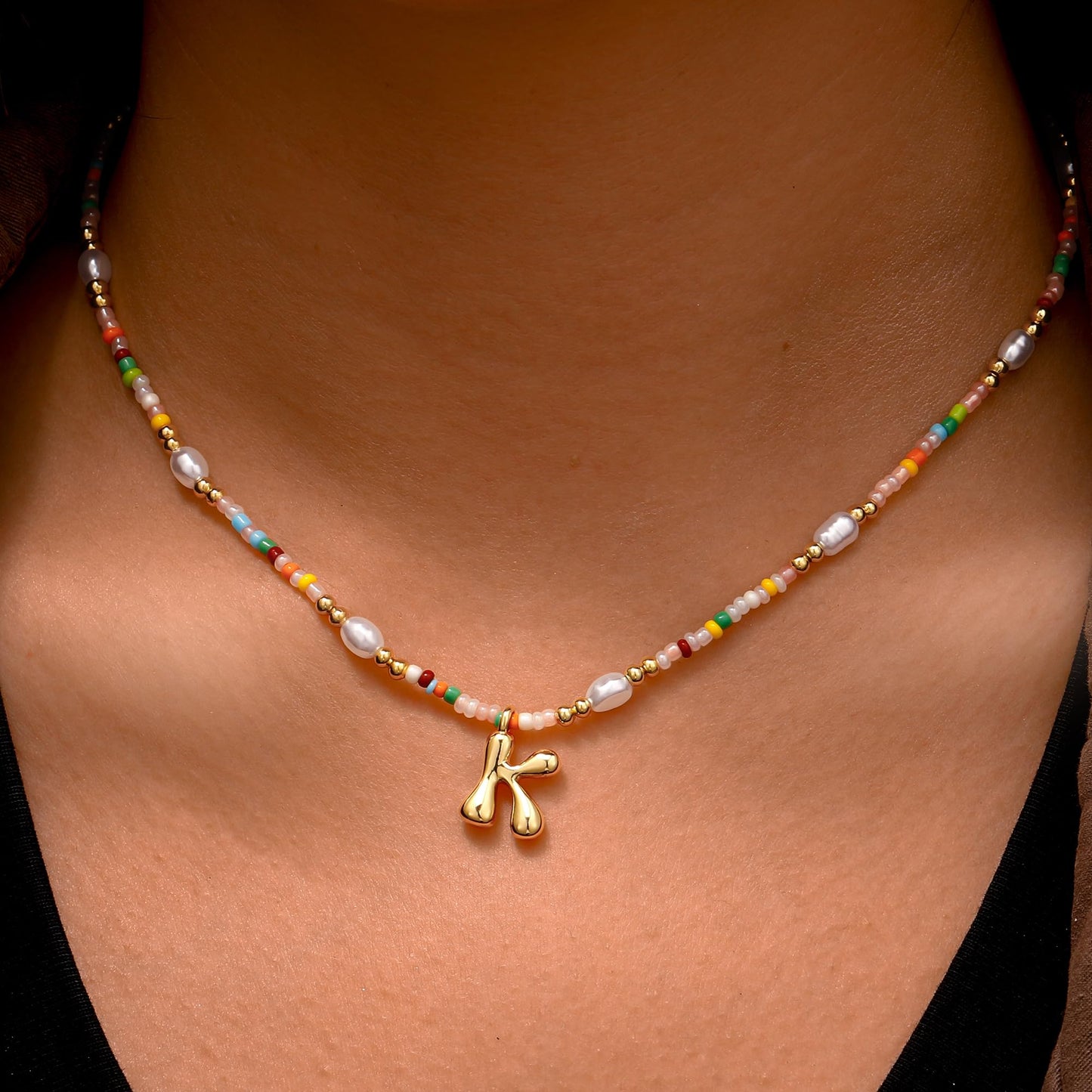 Ritach Initial Necklaces for Women - Letter Necklace Initial O Necklaces for Women Trendy Teen Girl Gifts Dainty Gold Necklace for Girls Teens Jewelry