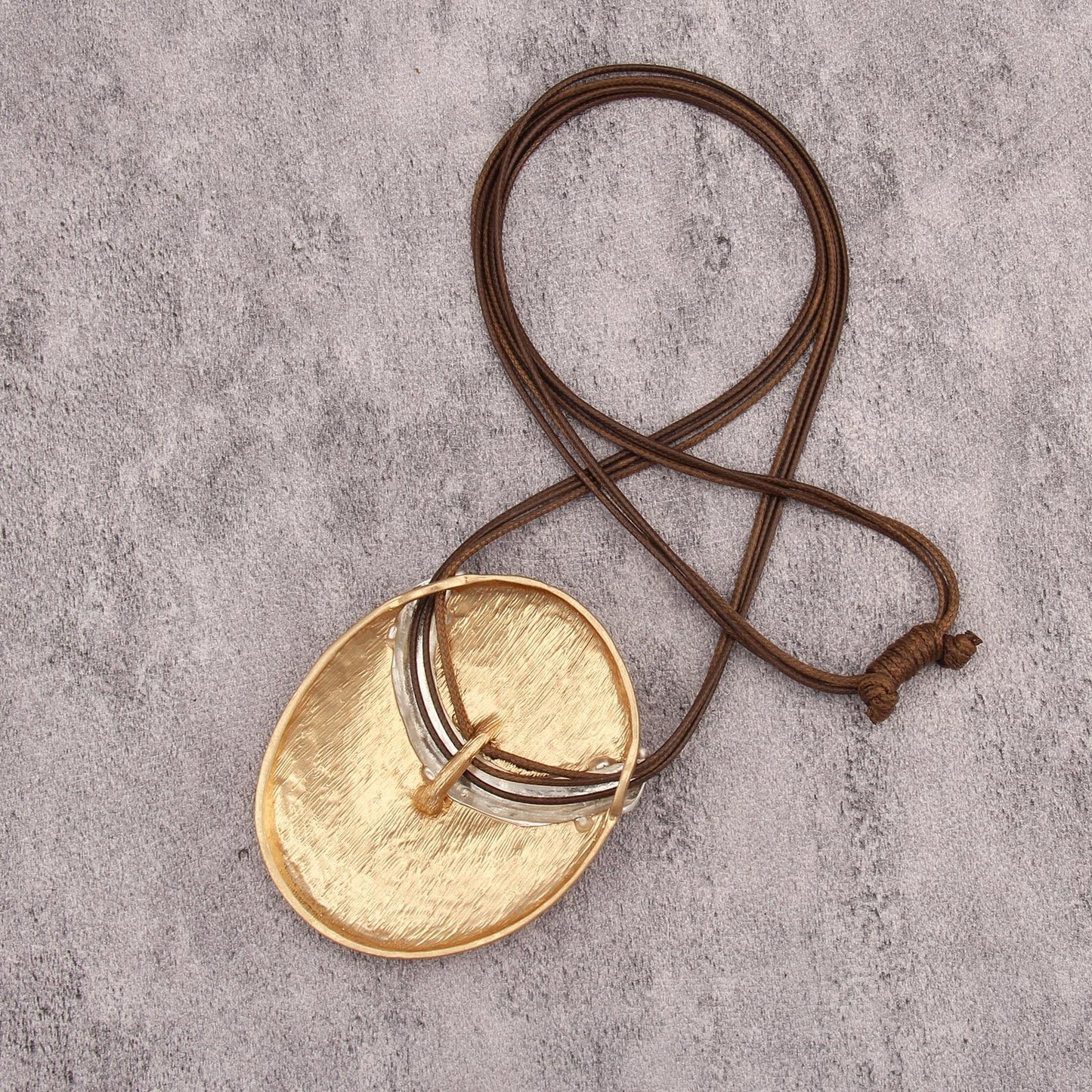joymiao Chunky Necklace for Women Boho Long Statement Necklace with Round Gold Pendant Vintage Hippie Necklaces Bohemian Jewelry