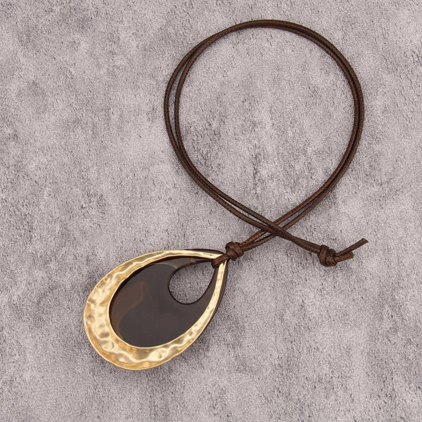 joymiao Boho Chunky Necklace for Women Vintage Hippie Choker with Gold Pendant and Stone Hippie Bohemian Jewelry