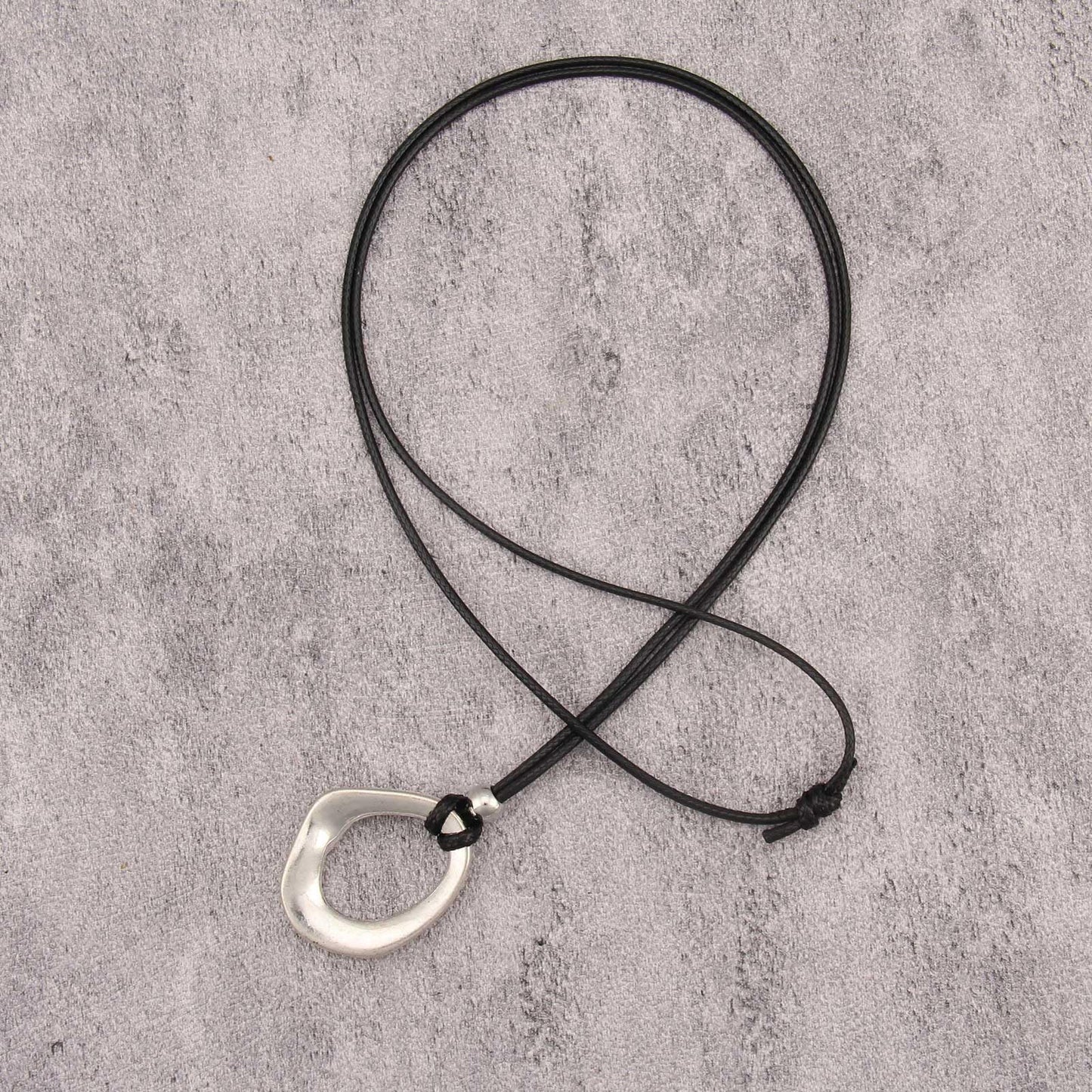 joymiao Chunky Boho Long Necklace for Women Vintage Bohemian Necklaces with Silver Pendant Hippie Choker Jewelry