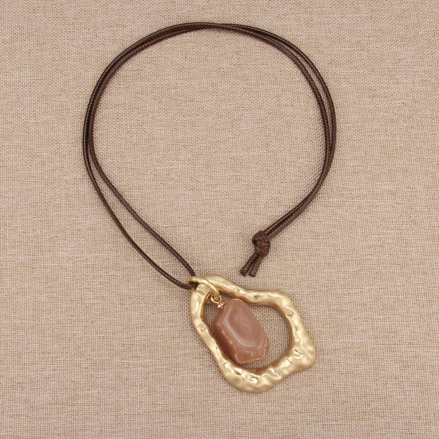 joymiao Statement Long Necklace Women Bohemian Vintage Boho Necklaces Chunky Necklaces with Resin Stone Hippie Trendy Jewelry
